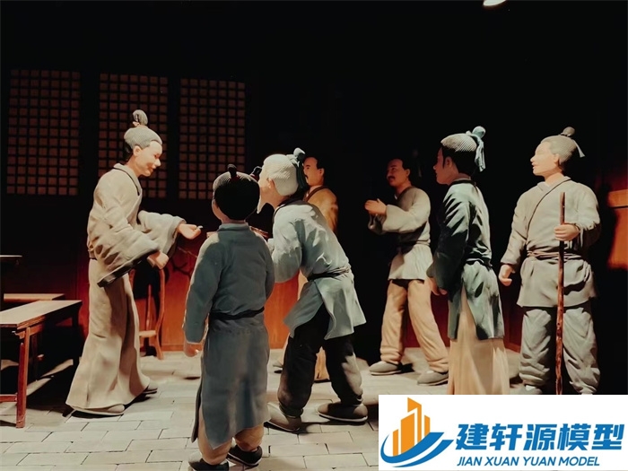 历下喻侃压粮饷军场景